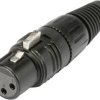 Adapter XLR żeński Hicon HI-X3FT, 110 Ohm, 3-Pin13