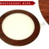 Panel led okragły Round 12W 230V drewnopodobny B W