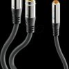 ACA004 2x Cinch to 3.5-mm audio adapter cable 0.2 m