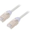 Patch cord F/UTP,TX6A-28™ 6a drut Cu LSZH szary 5m 28AWG STP28X5MIG
