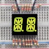 Adafruit Dual Alphanumeric Display - Yellow-Green 0.54