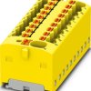 Distribution block, push-in connection, 0.34-4.0 mm², 41 A, 6 kV, yellow, 1047423