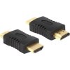 Delock 65508 HDMI Adapter Male to Male Gender Changer Gold-plated Black