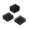 Heatsink - 21mm SQ, 15.24mm Omnidirectional fin, Thermal Tape, Adhesive