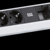 902.211 DESK2 2x protective contact 2x ABD GST18, white
