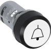 Przycisk 22mm biały dzwonek CP9-1077 1SFA619199R1077 /10szt./