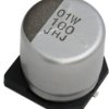 Polymer hybrid aluminum electrolytic capacitor, SMD, 100 µF, 35 V, ±20 %, HHXJ350ARA101MF80G