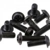 Śruba czerniona; M3x4mm (+) kulisty; krzyżak