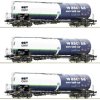 Wagon cysterna Roco 6600054 Zestaw H0 składający się z 3 cystern marki Wascosa/OMV