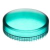 Soczewka przycisku 22mm płaska zielona okrągła ZBV013