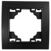 QUADRA Ramka pojedyncza czarna matowa