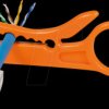 WZ0024 IDC punchdown tool with wire stripper, plastic