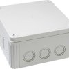 Skrzynka przyłączeniowa Wiska COMBI IND 1010/leer, IP66/IP67, (D x S x W) 140 x 140 x 82 mm, szary błyszczący, 1 szt.