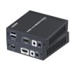 Extender przedłużacz sygnału HDMI 4K + USB po skrętce do 70m LKV375KVM
