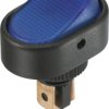 TRU COMPONENTS Przełącznik kołyskowy TC-R13-133B3 12 V/DC 30 A 1 x wył/wł zatrzask 1 szt. niebieski