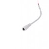 Gniazdo DC 5.5x2.1 3A przewód biały 15cm 22awg