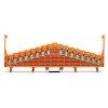 WAGO 727-126 8-level Same Potential Block Plain No Lock DIN 7.5mm Orange