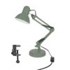 Lampka Biurkowa Szałwiowa Pixi Sage Khaki E27 Zestaw Podstawa I Klips...