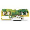WAGO 281-657 6mm 4-conductor Ground Terminal Block Green-yellow AWG 28-12