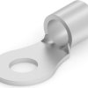 Uninsulated ring cable lug, 26.7-42.4 mm², AWG 2, 9.53 mm, metal, 35184