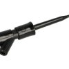 Chwytak pomiarowy; KLEPS2-BU 973 501 100; haczykowy; 3,5mm; czarny; 66mm; wtykany (gniazdo bananowe 2mm); 6A; 60V; mosiądz złoco