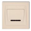 DECO Wyłącznik hotelowy beżowy 1DSH-1 KARLIK