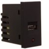 Touchme Moduł 1/2 Gniazdo Usb Czarne Tm901b