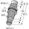 Turck Czujnik indukcyjny nie podtynkowy PNP, Przełącznik NI15U-EM18MWD-VP6X-H1141