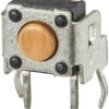 Klosz do przycisku dotykowego SPST 50 mA przy 12 V DC 3.15mm 0.6mm Przewlekany