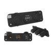 Gniazdo zapalniczki montażowe + 2xUSB + voltomierz hermetyczne / LxET85