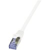 LogiLink CQ3041S CAT 6A S/FTP Patch Cable 1.5m White LSZH Flame-retardant