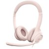 Logitech 981-001281 H390 On-ear Headset Rose Noise Cancelling Volume Control