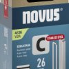 Novus Tools 042-0805 Zszywki wąskie Typ 4 1000 szt. Wymiary (D x S) 26 mm x 6.1 mm