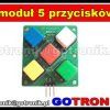 Moduł kolorowych przycisków z drabinką rezystorową
