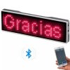 Programowalny wyświetlacz LED sterowany przez Bluetooth czerwony