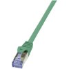LogiLink CQ3065S Cat.6A S/FTP Patch Cable 3.00m Green Flame-Retardant