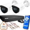 Zestaw monitoringu IP EZ-IP by Dahua 2 kamer tubowych 2K EZI-B140-F2 z usługą montażu
