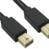 Kabel DisplayPort długość 2m B: Złącze DP (Display Port) Mini męskie A: Złącze DP (Display Port) Mini męskie RS PRO