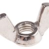 Nakrętka motylkowa gwint M10 A4 316 długość skrzydła 48mm Stal nierdzewna RS PRO