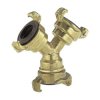 GARDENA 07119-20 Brass Lock Coupling for 19mm to 13mm hose connection