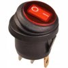 PRZEŁĄCZNIK CZERWONY OKRĄGLY IP65 WODOODPORNY 16A 12 V PODŚWIETLENIE 12V