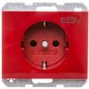K.1/K.5 Gniazdo SCHUKO z nadrukiem EDV czerwone 47157115