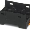 Housing lower part, ABS/PC, (W x H x D) 52.6 x 75 x 30.3 mm, black, for enclosure, 1074813