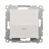 SIMON54 biały DP1L.01/11 Przycisk podśw.bez pik