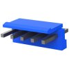 Pin header, 5 pole, pitch 3.96 mm, straight, blue, 3-1123723-5