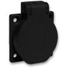 Schneider Electric PKS51N Actassi Socket flush-mount IP54 IK08 Black