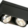 Lampa sufitowa SLV Kardamod 117110 150 W czarny (matowy)