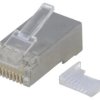 Złącze RJ45, męskie, wtyk, proste, ilość pinów: 8, ekranowane, kat 5e, 8p8c 391J00039X