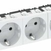 Socket 0 stopni, 3-krotny 250V, 10 / 16A, Schuko OBO Bettermann, 6120392, (S x W x G) 176 x 45 x 42 mm