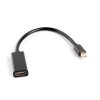 Adapter mini DisplayPort 1.2 - HDMI 0,1m czarny AD-0005-BK